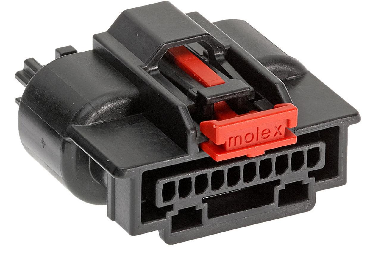 Molex automotive connector with secondary lock