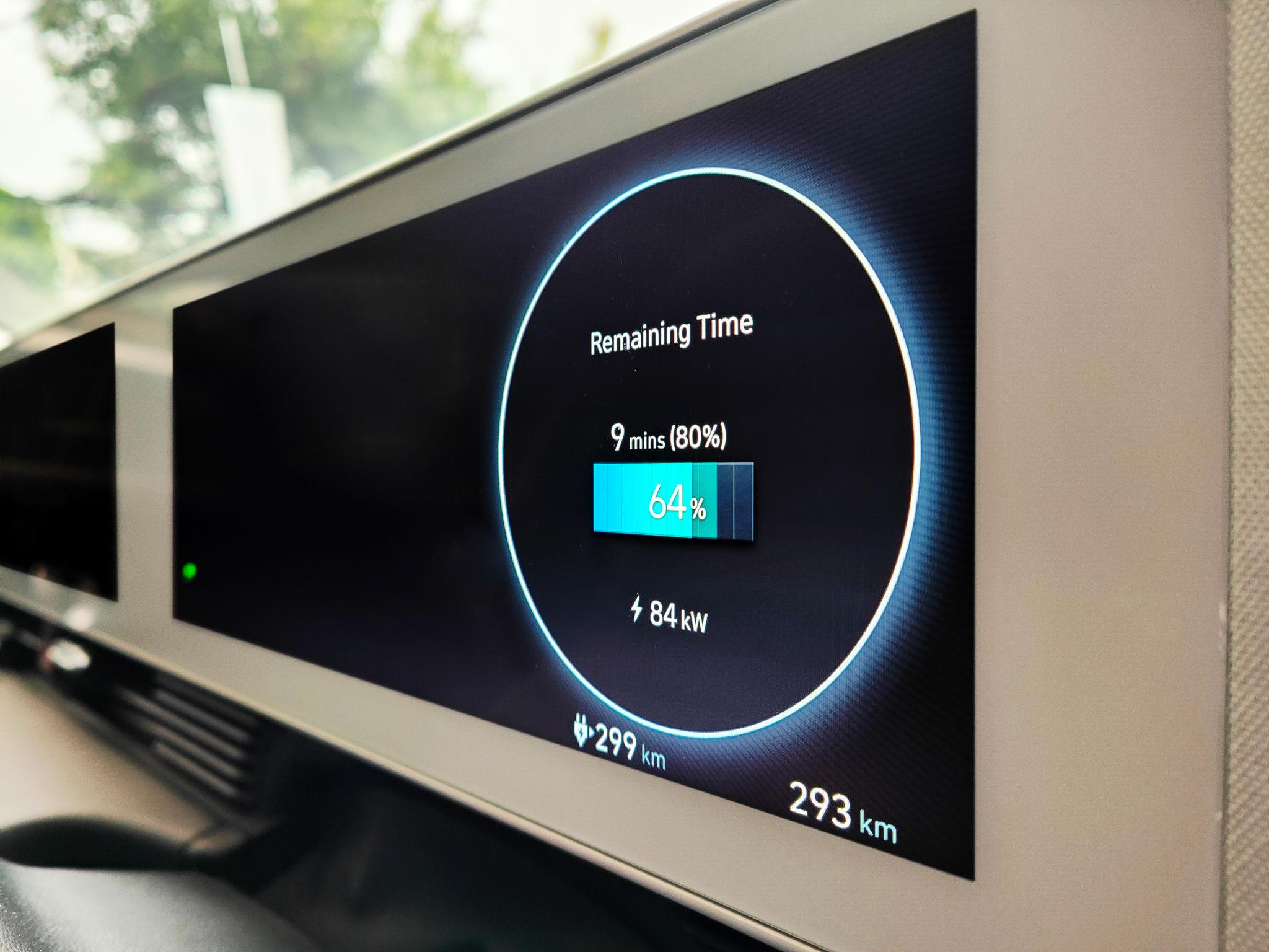 Futuristic transparent EV battery pack with digital monitoring overlay